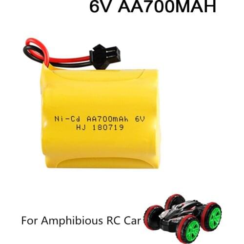 Upgrade 6V 700mAh NiCD Battery For Rc Toys Cars Tanks Trucks Robots Guns Boats AA Ni-CD 6v Rechargeable Battery Pack 1-5pcs