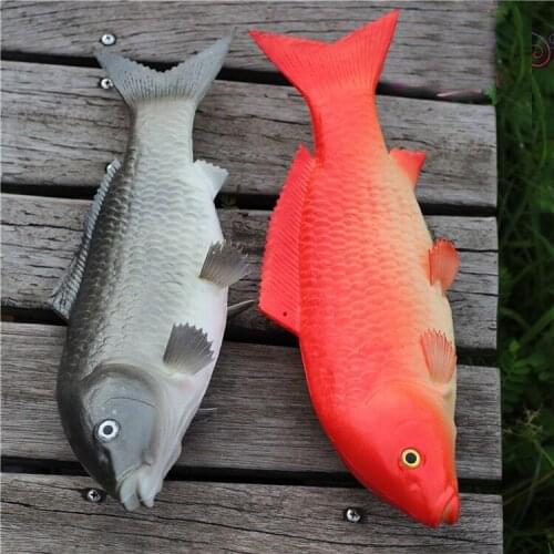Props model Pu Fake Carp Seafood Simulation Food Fish Model Kid Toys Model Kitchen Decoration Props Teaching Materials