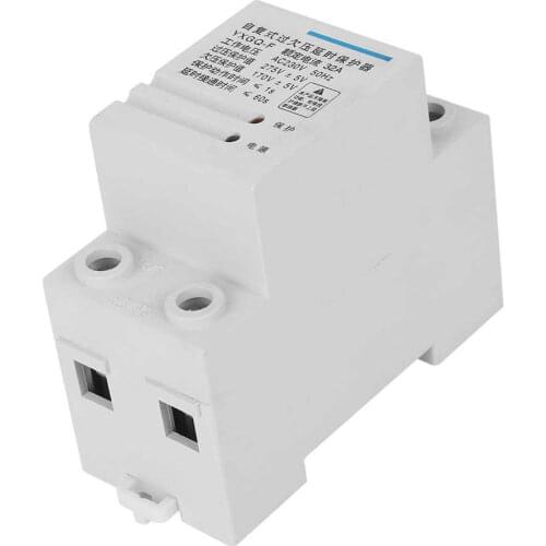 Voltage protective relay 2P 32A YXGQ-F Automatic recovery Over and under voltage delay protection relay