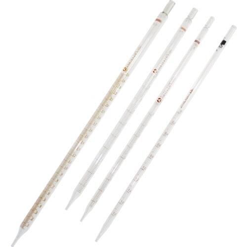 Glass Burette Kit,Measuring Pipette with coding gand,2ml 5ml 10ml 20ml each one