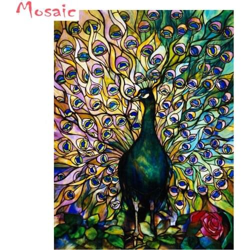 Rhinestone 5D,DIY,Diamond Embroidery,puzzle 5d Peacock animal Diamond Painting,Cross Stitch,Mosaic Full,Round/square drill