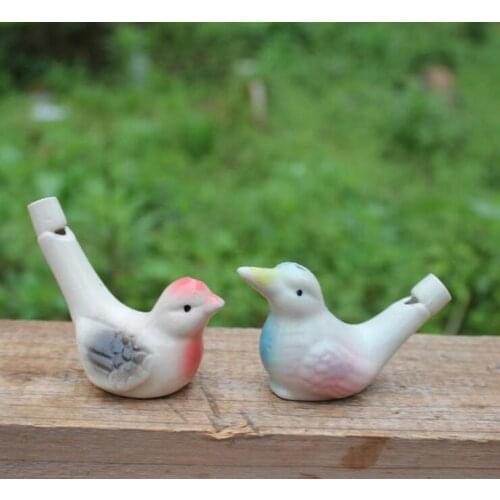 Brand New 500PCS/lots Ceramic Bird Whistle Vintage Style Water Warbler Novelty Child Kid