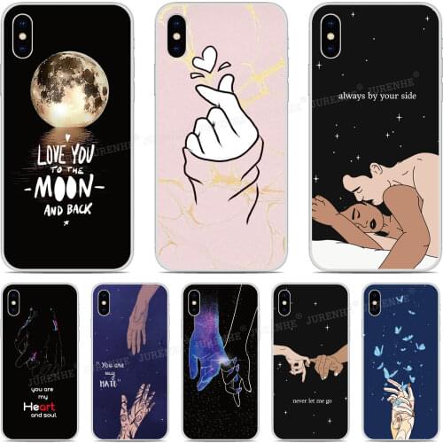 TPU Soft Silicone Love Darlin Couple Phone Case For Sharp-Aquos R5G S2 R R3 V Zero 2 R2 Compact S3 High Sense 3 Lite Plus Cover