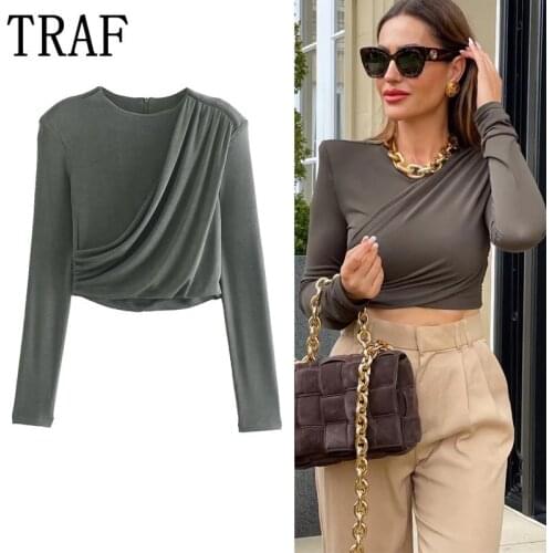 Вечерние блузки TRAF China At AliExpress