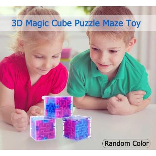 VKTECH 3D Cube Puzzle Maze Toy Kids Educational Decompression Capsule Toys Dropshipping