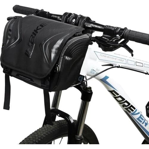 Waterproof Bike Bag Large Capacity Handlebar Front Tube Bag Bicycle Pocket Shoulder Backpack Cycling Bike Accessories