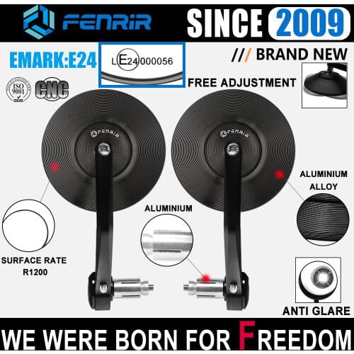 Motorcycle Bar End Mirror for Yamaha MT03 Kawasaki Z1000 Z900 Z800 Z650 Z400 Z125 Honda Suzuki SV650 Benelli Ducati Monster Duke