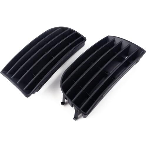 1 Pair Car Left & Right Front Bumper Lower Fog Light Lamp Cover Grille Fit For VW Golf 5 MK5 2004-2008