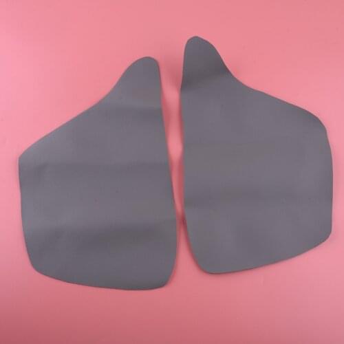 1 Pair Synthetic Leather Grey Car Door Panel Armrest Cover Trim Fit for Toyota Tacoma 2005 2006 2007 2008 2009 2010 2011-2015