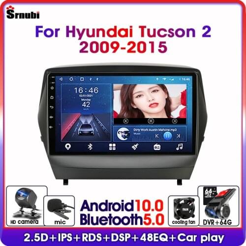 Android10 For Hyundai Tucson 2 LM IX35 2011-2014 2Din Car Radio GPS Navigation Multimedia Video Players DSP MP5 DVD Split Screen