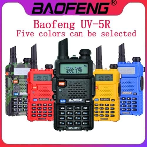 Baofeng UV-5R Walkie Talkie Professional CB Radio Station Baofeng UV 5R Transceiver 5W VHF UHF Portable UV5R Hunting Ham Radio