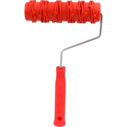 7" Inches DIY Patterns Paint Rollers Wall Painting Brush For Wall Ornament