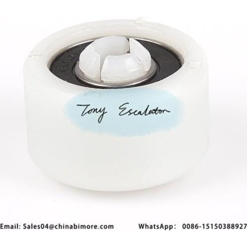 Escalator Parts curve Handrail rotary newel balustrade roller for thyssen parts