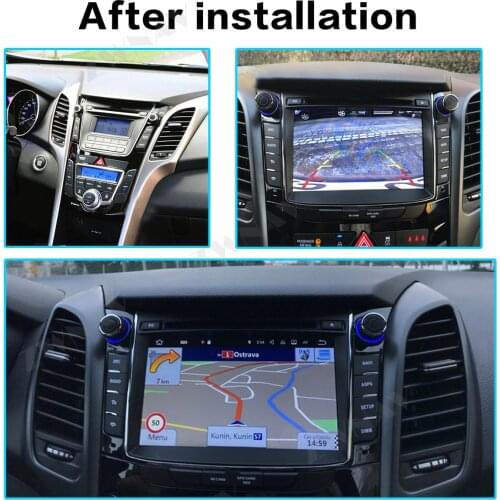 For Hyundai I30 Elantra GT Android10 4+128G Screen Car Multimedia DVD Player GPS Navigation Auto Audio Radio Stereo Head Unit