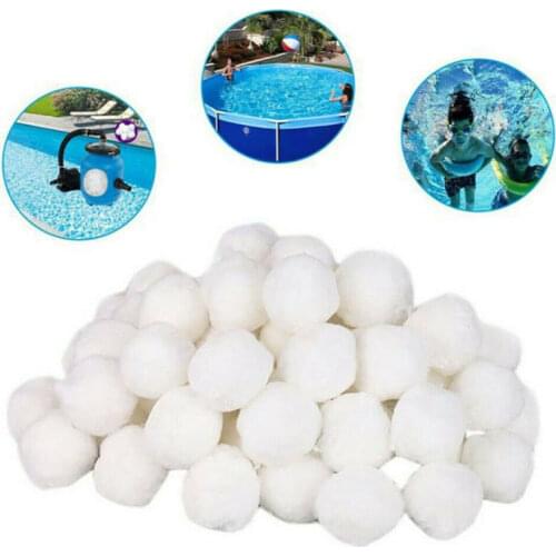 High density Pool Filter Balls cotton Capacity Pool Water Treatment Water quality filtration Alternative filter sand 100g