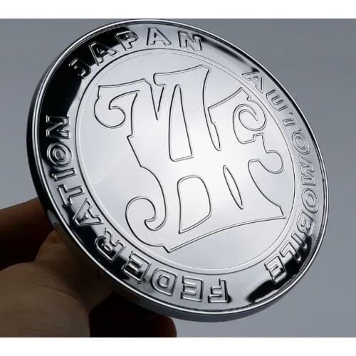 Gloss JAF Japan Automobile Federation JDM Car Grille Grill Emblems Badge