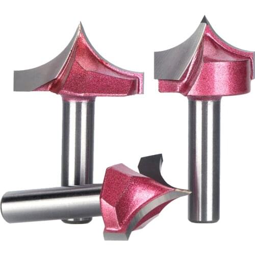 8mm Shank Woodworking Cutter trim corner round cove box bits carving wood Milling cutter Tools