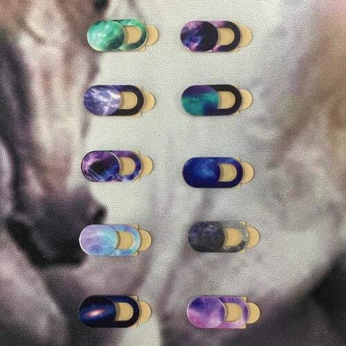 Camera Protective Starry Sky Series Cover Suitable For Xiaomi Huawei Samsung Mobile Phone Tablet Laptop With Camera Lens Cover