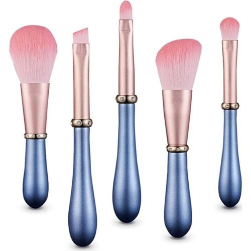 Make-up Brushes Make Up Set Women Beauty Eyeshadow Foundation Kabuki Brush5pcs Professional Makeup Brush Set Glitter Diamond