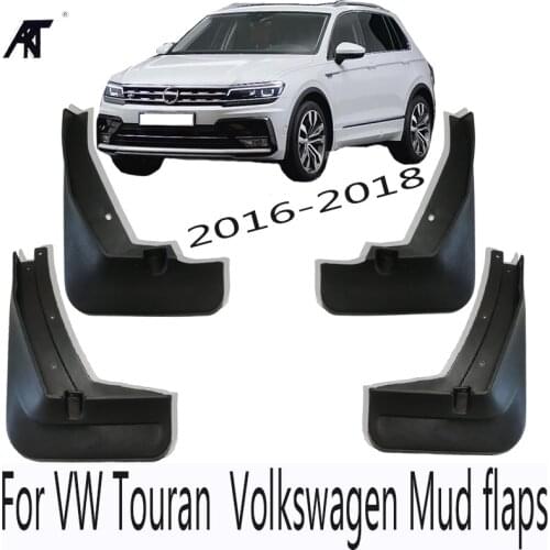 Set Molded Mud Flaps For VW Tiguan L 2 Mk2 2016 2017 2018 Mudflaps Splash Guards Front Rear Mud Flap Mudguards Fender Kit