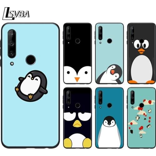 Cute Lovely Penguin for Huawei Honor 9A 9C 9S 9X 10 9 Lite 30 20 Pro 10i 8X 8 8A 7A 7C Pro Lite Silicone Phone Case