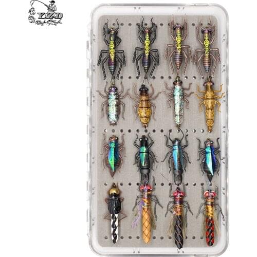 Wet Fly Fishing Flies Set Insect Lure Realistic Artificial bait for Bass Fishing Assortment Fly lure Trout Lure kit