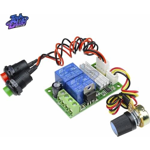 DC 12V 24V 3A 21kHz PWM DC Motor Speed Regulator Controller Adjustable Speed Control Reversible Relay Module 6V-28V 1203BS