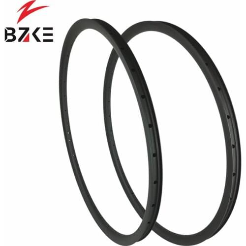 Super light carbon rim 29 bicycle rims 28mm winth 22mm deep carbon moubtain bike rim tubeless 300 grams 29er bike rims for XC