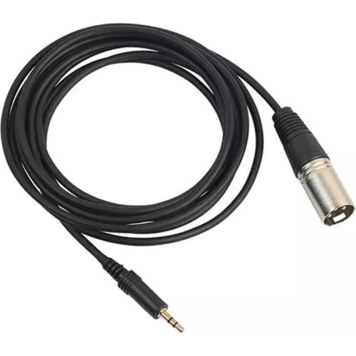 1Pc 1.5/3/5/10m Extension Cord 3.5mm Stereo Jack Plug to 3 Pin XLR Male Microphone Audio Cable Cord Adapter Conversion Data Line