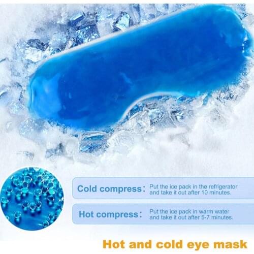 1PC Ice Pack Eye Shade Cooler Bag Sleeping Mask Cover Patch Cold Soothing Gel Health