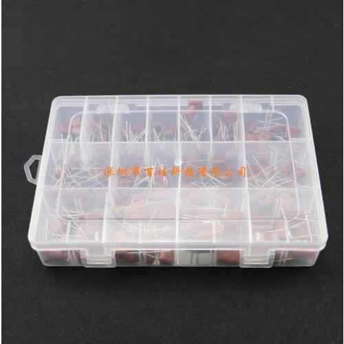 150pcs Boxed 15 kinds × 10pcs (10nf-68nf)400v 630v Promise CBB metal film capacitor set