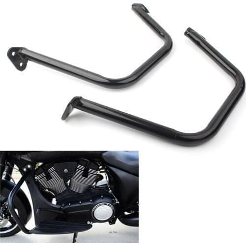Motorcycle Highway Engine Guard Crash Bars Protector Left & Right For Victory Cross Country Roads Magnum 2Pcs