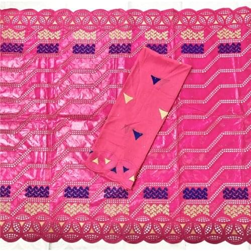 7yards basin riche getznr cotton bazin riche fabric with stones african lace fabric 2020 high quality lace jacquard brocade PL