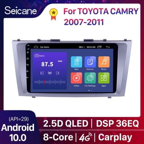 Seicane 2Din Android 10.0 Car GPS Multimedia Navi Stereo Player for 2007 2008 2009 2010 2011 TOYOTA CAMRY2010 2011 TOYOTA CAMRY