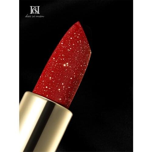 D.S.M Goddess Blooming Lipsticks Moisturizing Makeup Lipstick Waterproof Lipstains Sexy Red Cosmetics Makeup Lipstick