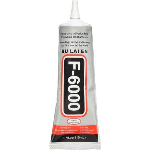 F6000 110ML Liquid Multipurpose Industrial Adhesive 110ml DIY Jewelry Crafts Rhinestone Fix Phone Screen Glass Glue DIY Tool