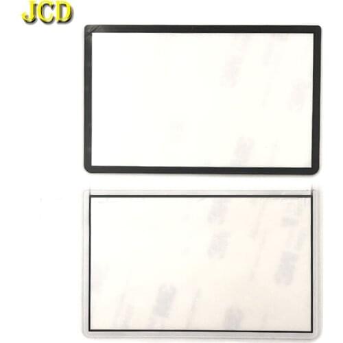 JCD For New 3DS Black White Top Upper Screen Frame Lens Cover For Nintend New 3DS LCD Screen Protector