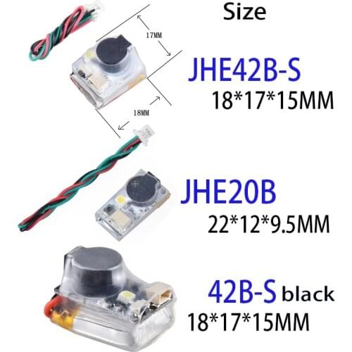 Mini Finder JHE42B/ JHE42B_S/ JHE20B 5V Super Loud Buzzer Tracker 110dB w/ LED Buzzer Alarm For FPV Drone Flight Controller part