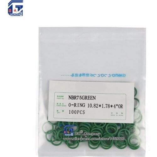 10.82 x 1.78mm ) #8 R12 NBR Rubber O ring Set O-Ring Seal Kit High Temperature Resistance for Car Air Condition Sealing Rings