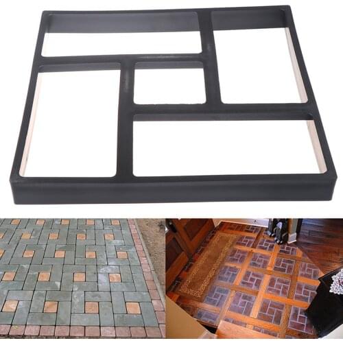 New Plastic Floor Tile Mold For Garden Paving Home Decoration Concrete Mold DIY Gardens, Patios, Parking Lots, Parks, Etc