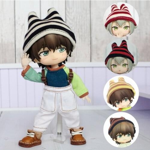 Ob11 baby clothes fashion doll hat suit for 1/12 bjd, Yoshino, molly little red hood, PICCODO9 bjd hat doll accessories toy hat