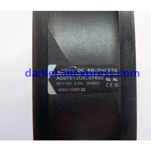 Original ADDA AD07012DX257600 7025 12V 0.32A EX321U projector fan