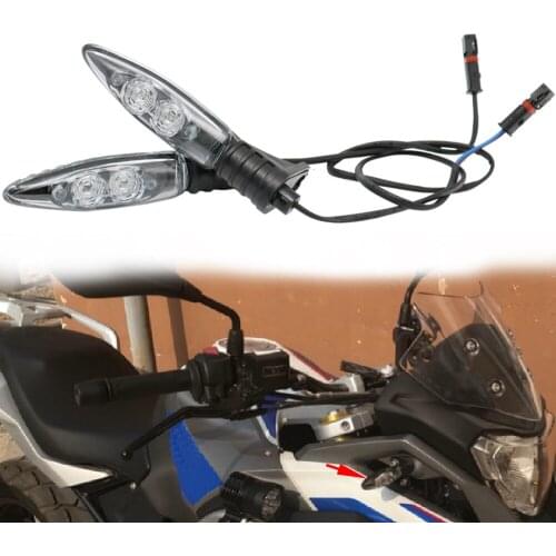 Pair For BMW Motorcycle Led Turn Signal Lights Front Indicators For BMW R1200 GS R1200GS ADVENTURE K1300 R R800GS F 800 R F800 R