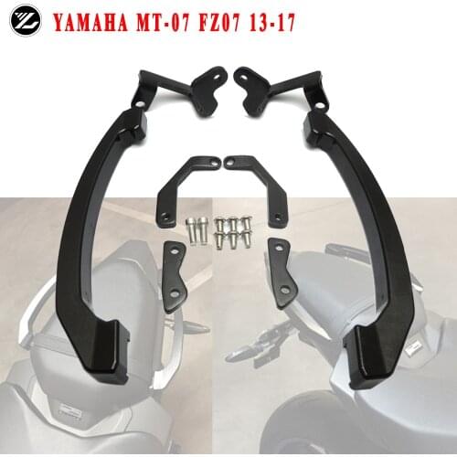 Motorcycle Tail Rear Seat Passenger Pillion Handle Grab Bars Armrest for Yamaha MT07 FZ07 2014 2015 2016 2017