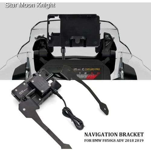 For BMW F850GS ADV F 850 GS Adventure F850GS Motorcycle Accessories windshield Stand Navigation GPS Plate Bracket Adapt Holder