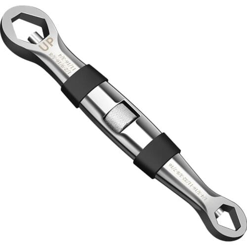 Hot 23 in 1 Multifunctional Flexible Type Wrench/7-19mm Adjustable Wrench Spanner