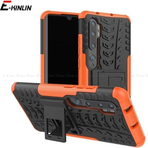 Rugged Back Cover For Xiaomi Mi Pocophone F1 Note 10i 10T 10 6 8 A1 A3 A2 9T 9 SE Pro Lite 5G Armor Hybrid Holder Stand Case