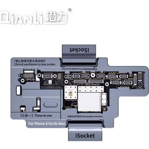 QIANLI iSocket for iPhone X XS XSMAX 11 11Pro Max Motherboard Test Fixture Double-deck Motherboard Function Tester Platform