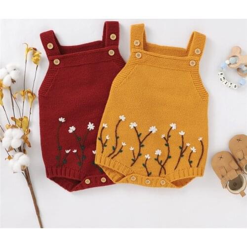 0-18M Newborn baby Sweater For Boy Girl Winter Pull Knitted Romper Bodysuit Cute Sweet Knitwear Warm Body Top Outfit