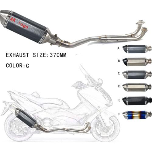 Exhaust Full system with exhaust with db killer FOR Yamaha T-max Tmax 500 530 2001-2016 tmax530 tmax500 middle pipe